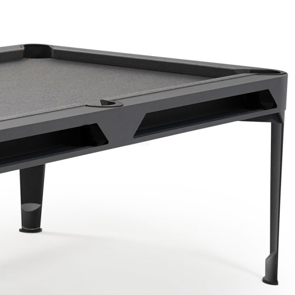 Biljard Hyphen črne barve z light grey podlogo