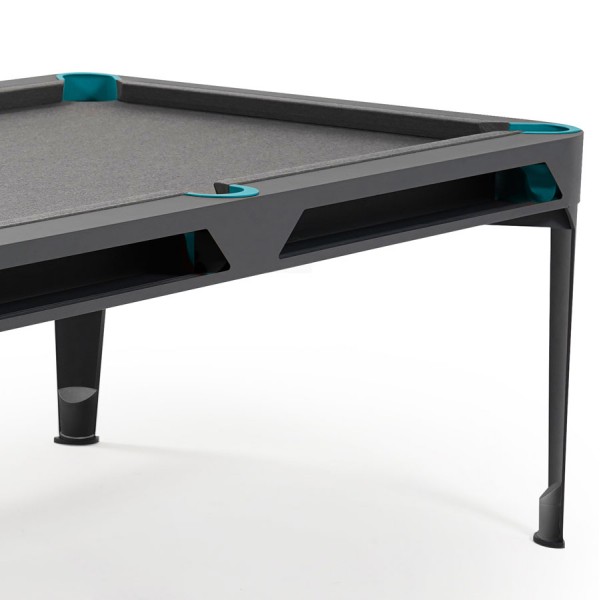 Biljard Hyphen črne barve z light grey podlogo