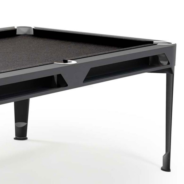 Biljard Hyphen črne barve z dark grey podlogo