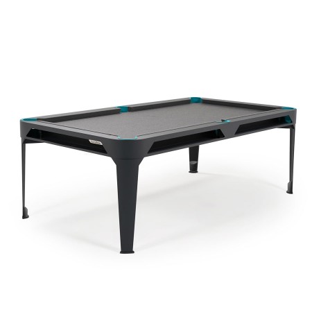 Biljard Hyphen črne barve z light grey podlogo