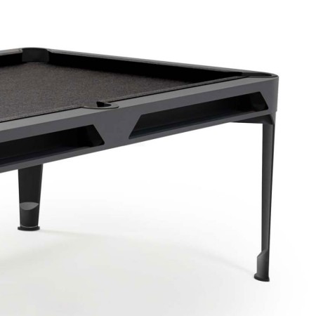 Biljard Hyphen črne barve z dark grey podlogo