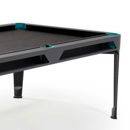 Biljard Hyphen črne barve z dark grey podlogo