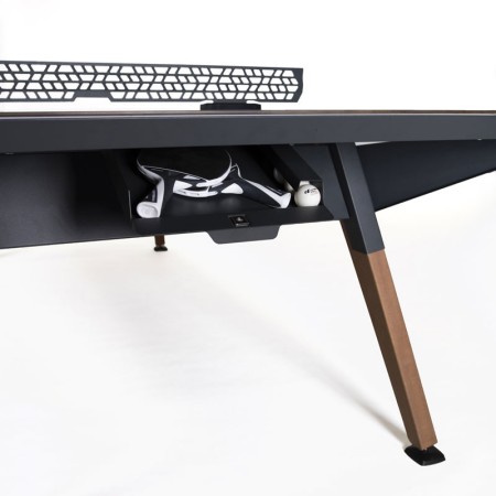 Namizno teniška zunanja miza Cornilleau Play-style Black s črtami - dobava 4 tedne