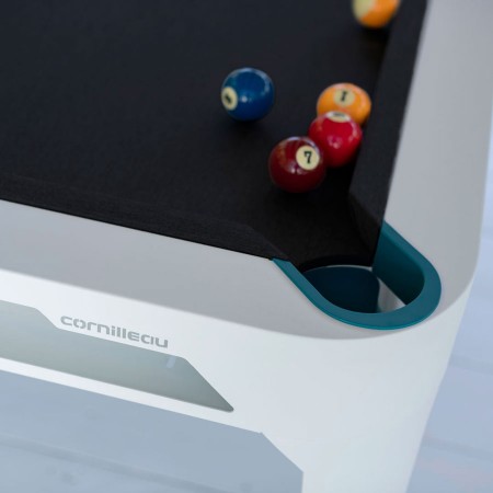 Biljard Hyphen bele barve z dark grey podlogo