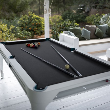 Biljard Hyphen bele barve z dark grey podlogo