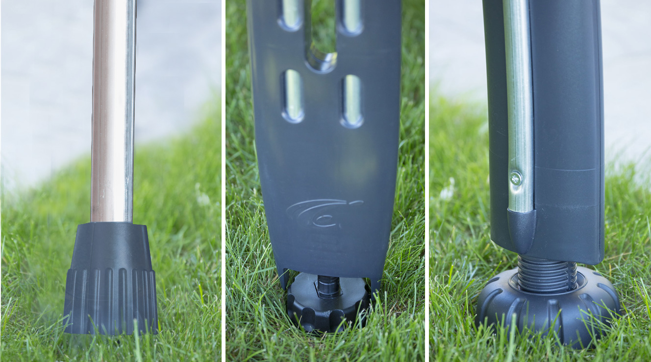 nogice stolova za stolni tenis Cornilleau u vrtu